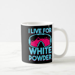 Retro Ski Snowboard Goggles Vintage 80s 90s Skiing Coffee Mug