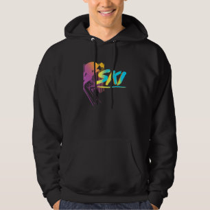 Retro Ski Vintage 80s 90s Ski Hoodie