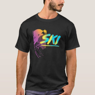Retro Ski Vintage 80s 90s Ski T-Shirt