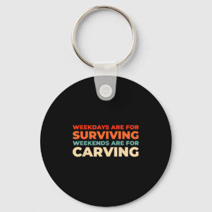 Retro Skier Ski Winter Sports - Vintage Skiing  Key Ring