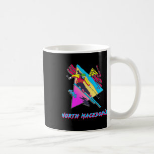 Retro Skiing Adventure In North Macedonia Ski Skii Coffee Mug