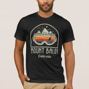 Retro Skiing at Mount Baldy California, T-Shirt