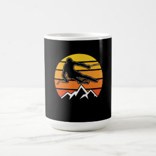 Retro Skiing Coffee Mug
