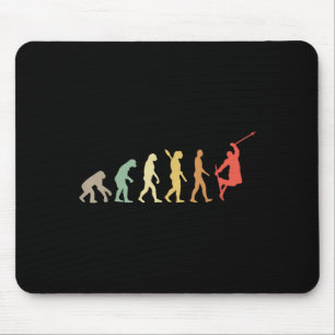 Retro Skiing Evolution For Skiers Skiing Season  Mouse Pad