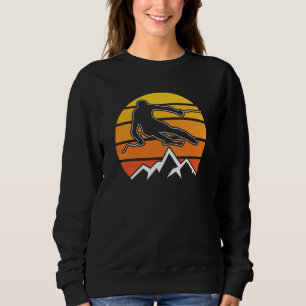 Retro Skiing Sweatshirt