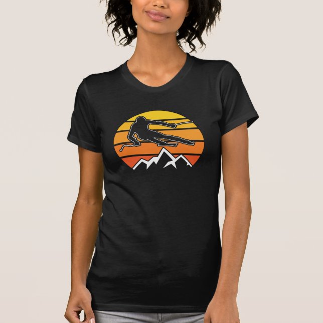 Retro Skiing T-Shirt (Front)