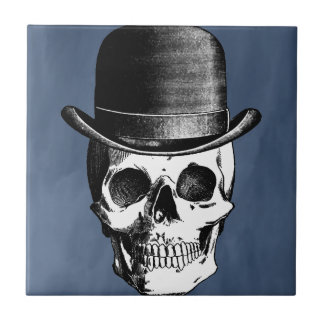 Retro Skull Head Ceramic Tile