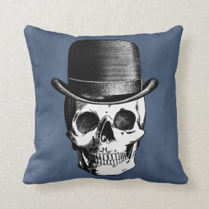 Retro Skull Head Cushion