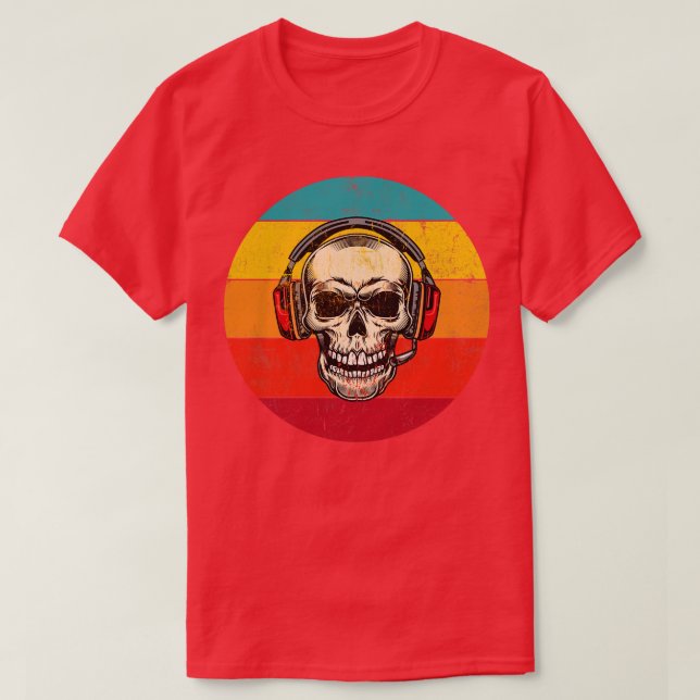 Retro Skull T-Shirt (Design Front)