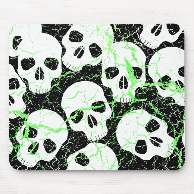 RETRO SKULLS MOUSE PAD (Front)