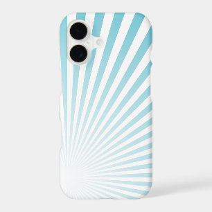 Retro Sky blue Sun Rays Background