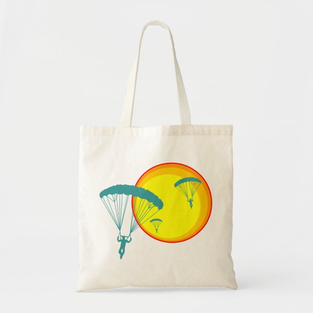 retro sky divers tote bag (Front)
