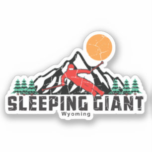 Retro Sleeping Giant Ski