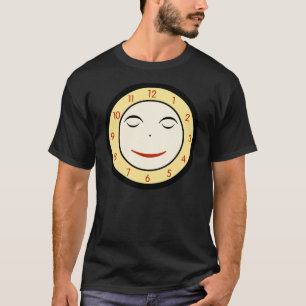 Retro Sleepy Clock Face T-Shirt