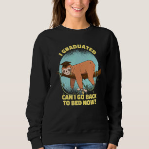 Retro Sloth Graduation School University Party Sweatshirt