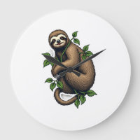 Retro Sloth Line Art Vintage Tee (4)