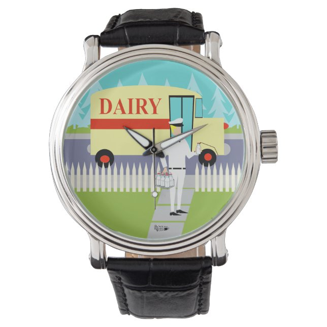 Retro Small Town Milkman Watch (Front)