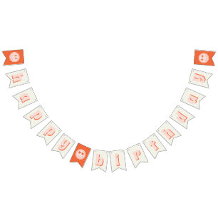 Retro Smile Happy Birthday Bunting