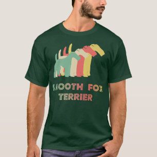 Retro Smooth Fo Terrier Dog Mum Vintage T-Shirt