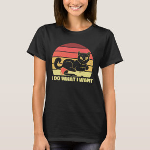 Retro Snarky Vintage Sarcasm Sarcastic I Do What T-Shirt