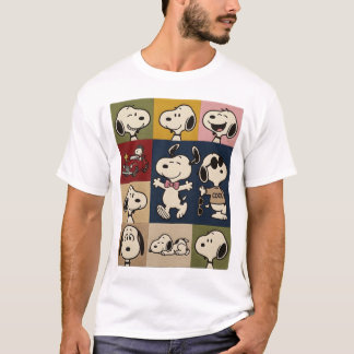 Retro Snoopy Eras Tour, Cartoon Dog Clipart design T-Shirt