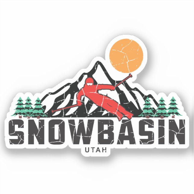 Retro Snowbasin Ski  (Front)