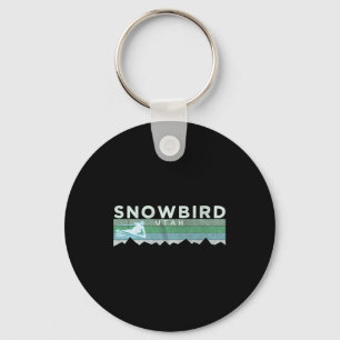 Retro Snowbird Key Ring
