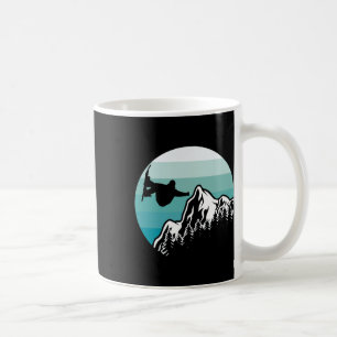 Retro Snowboard Downhill Snowboard Snowboarding Gi Coffee Mug