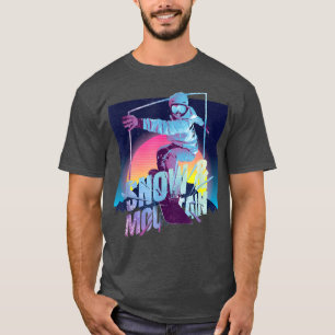 Retro Snowboard Ski Snow Snowboarder Winter Gift T-Shirt