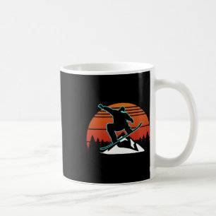 Retro Snowboard Snowboarder Gifts Winter Sports Sn Coffee Mug