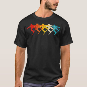 Retro Snowboarder Snowboarding (1) T-Shirt