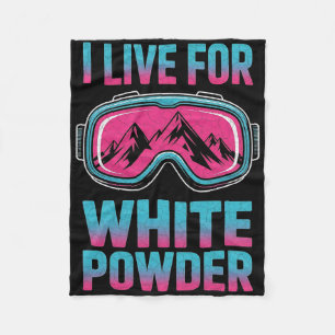 Retro Snowboarding Ski Vintage 80s 90s Skiing Wint Fleece Blanket