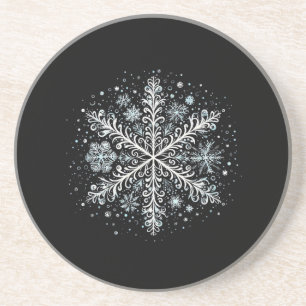 Retro Snowflake Tshirts for Women Coaster