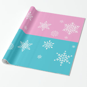 Retro - Snowflakes Wrapping Paper