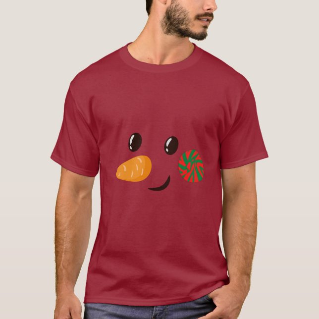  Retro Snowman Men's  T-Shirt (Front)