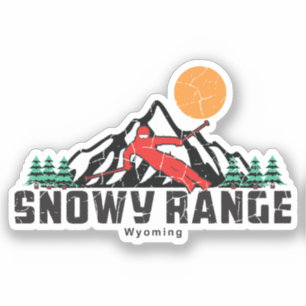Retro Snowy Range Ski