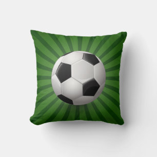 Retro Soccer Ball throw pillows
