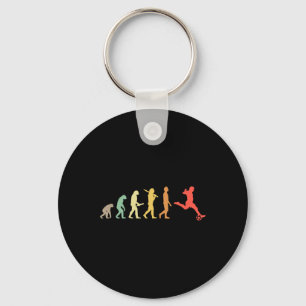Retro Soccer Evolution - Soccer Player Key Ring