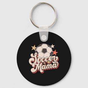 Retro Soccer Mama Soccer Mum Vintage Soccer Season Key Ring
