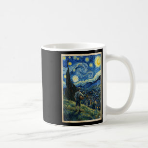 Retro Soccer Player Boy Starry Night Sports Athlet Coffee Mug