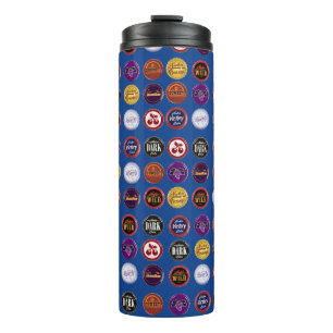Retro Soda Cap Thermal Tumbler, Vintage Pop Art  Thermal Tumbler