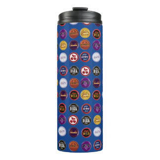 Retro Soda Cap Thermal Tumbler, Vintage Pop Art Tumbler