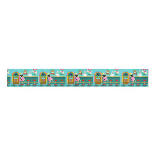 Retro Soda Fountain Ribbon Grosgrain Ribbon