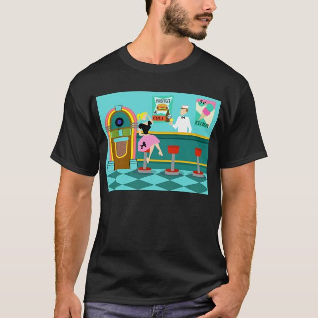 Retro Soda Fountain T-Shirt (Front)