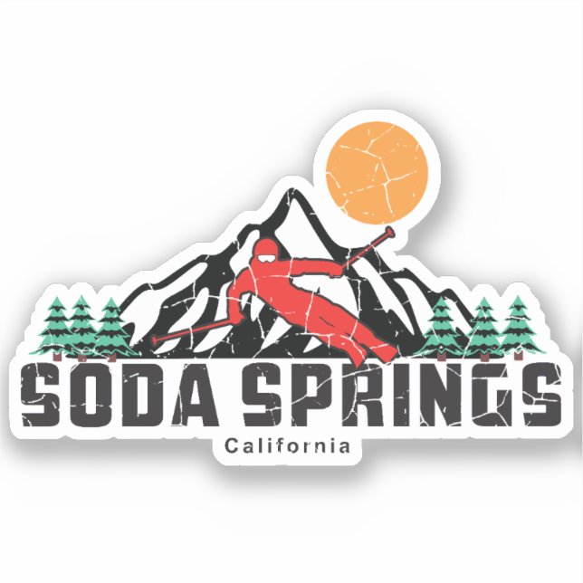 Retro Soda Springs Ski  (Front)
