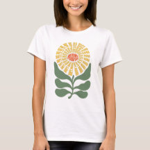 Retro "Soft Mama" Flower Typography Design