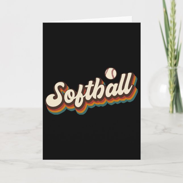 Retro Softll Graphic - Softll  Card (Front)