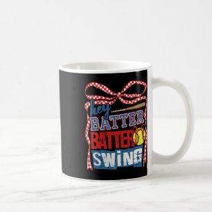 Retro Softll Hey Tter Tter Swing Game Day Softll M Coffee Mug