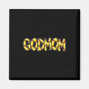 Retro Softll Mommy Godmom Birthday Party  Magnet