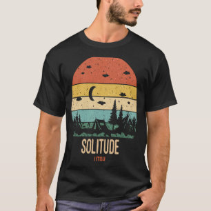 Retro Solitude Utah Mountains Hiking Vintage Sunse T-Shirt
